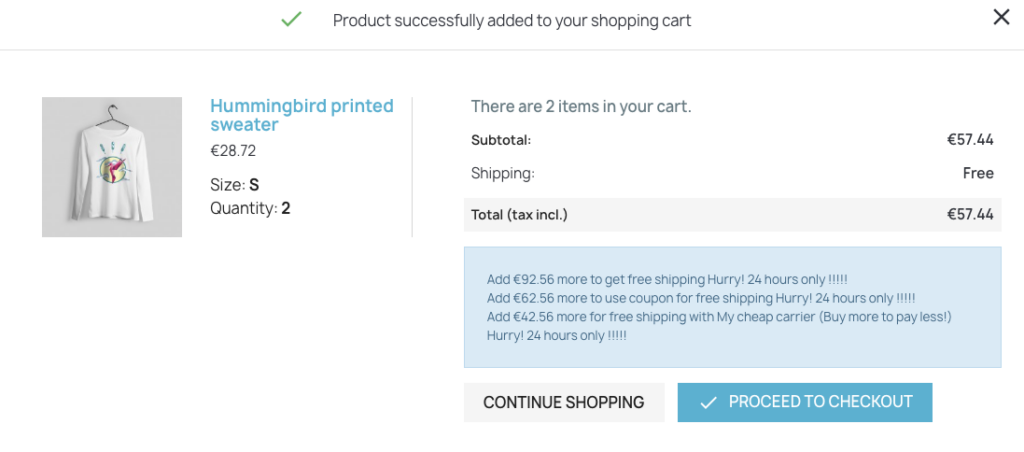 Free Delivery Count Pro Prestashop 2 Capture decran 2026 01 02 a 2.36.17 PM