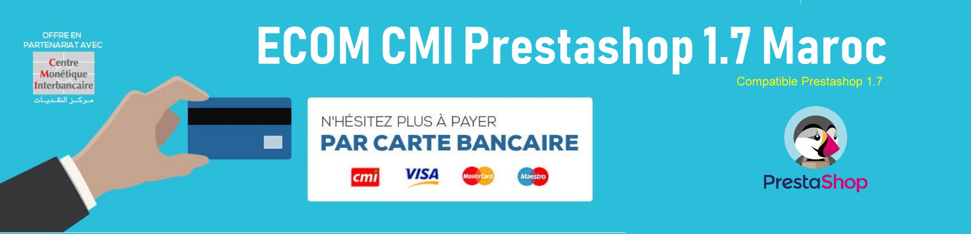 ECOM CMI Prestashop 1.7 Maroc