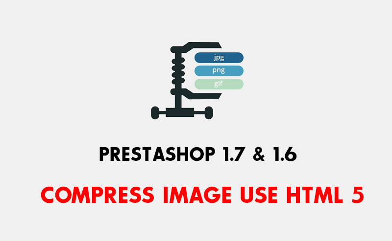 Image Compress using HTML5 Prestashop