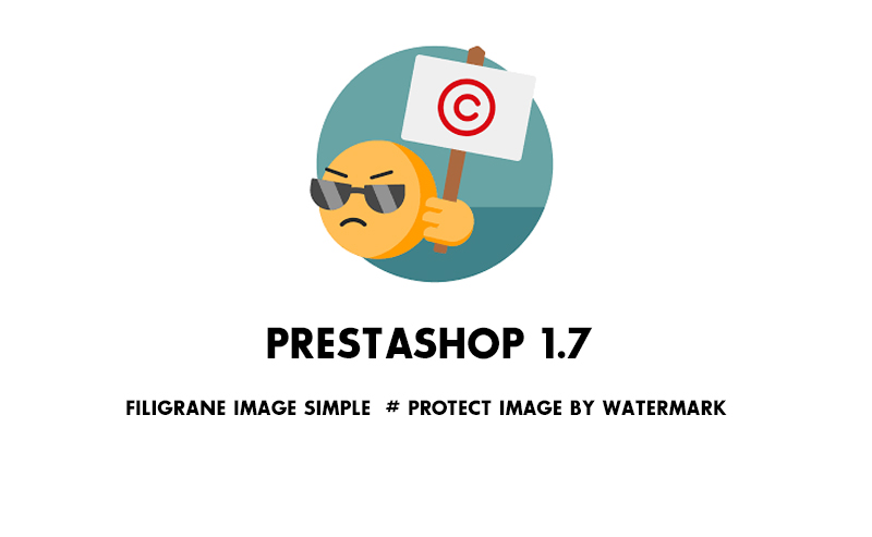 filigrane image simple - Protect image by watermark Prestashop