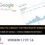 Google Analytics API Dashboard(G4) Prestashop prestashop google