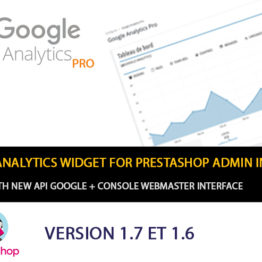 Google Analytics API Dashboard(G4) Prestashop