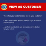 Module View as Customer Prestashop