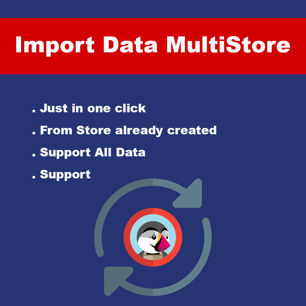 Module Import Data Multistore Prestashop