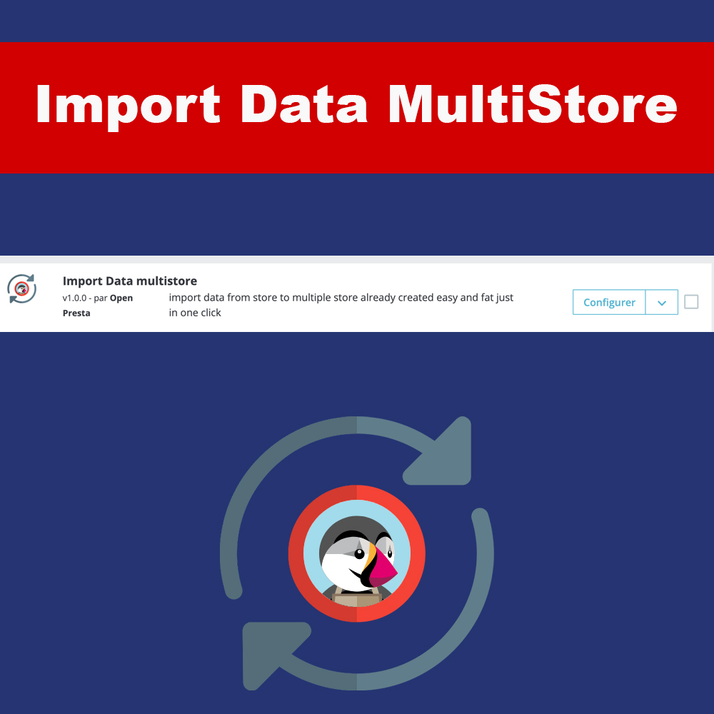 Module Import Data Multistore Prestashop