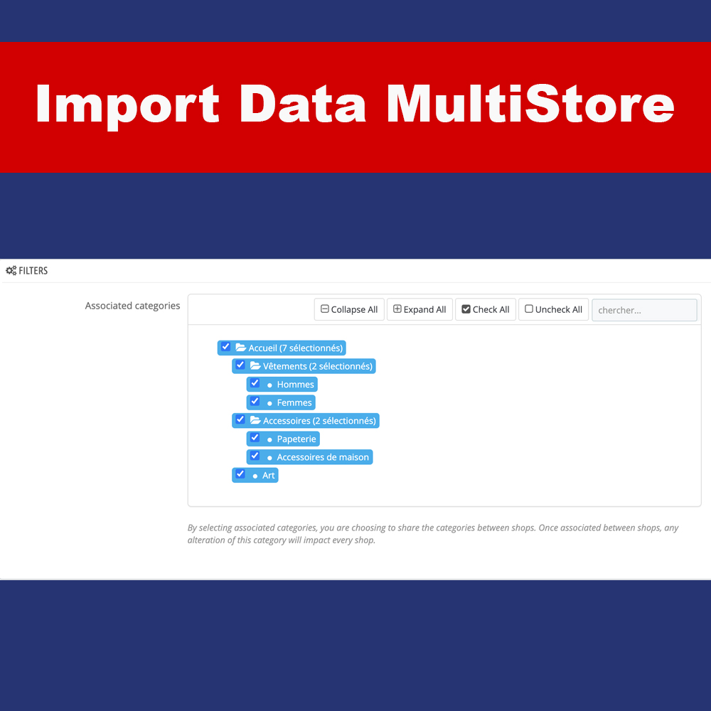 Module Import Data Multistore Prestashop