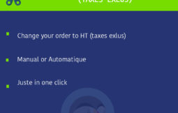 Module Easy convert Order without tax (HT) Change any order to HT