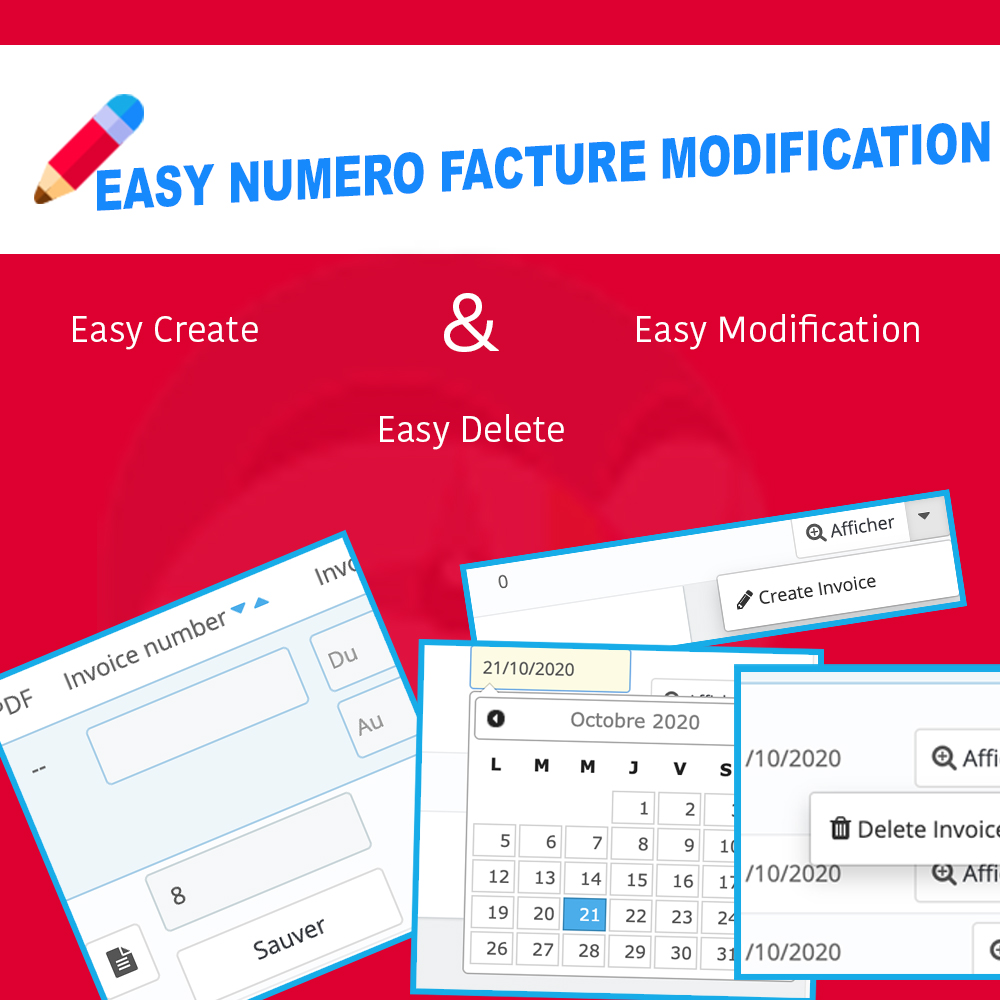 Module Easy Number Invoice Modification