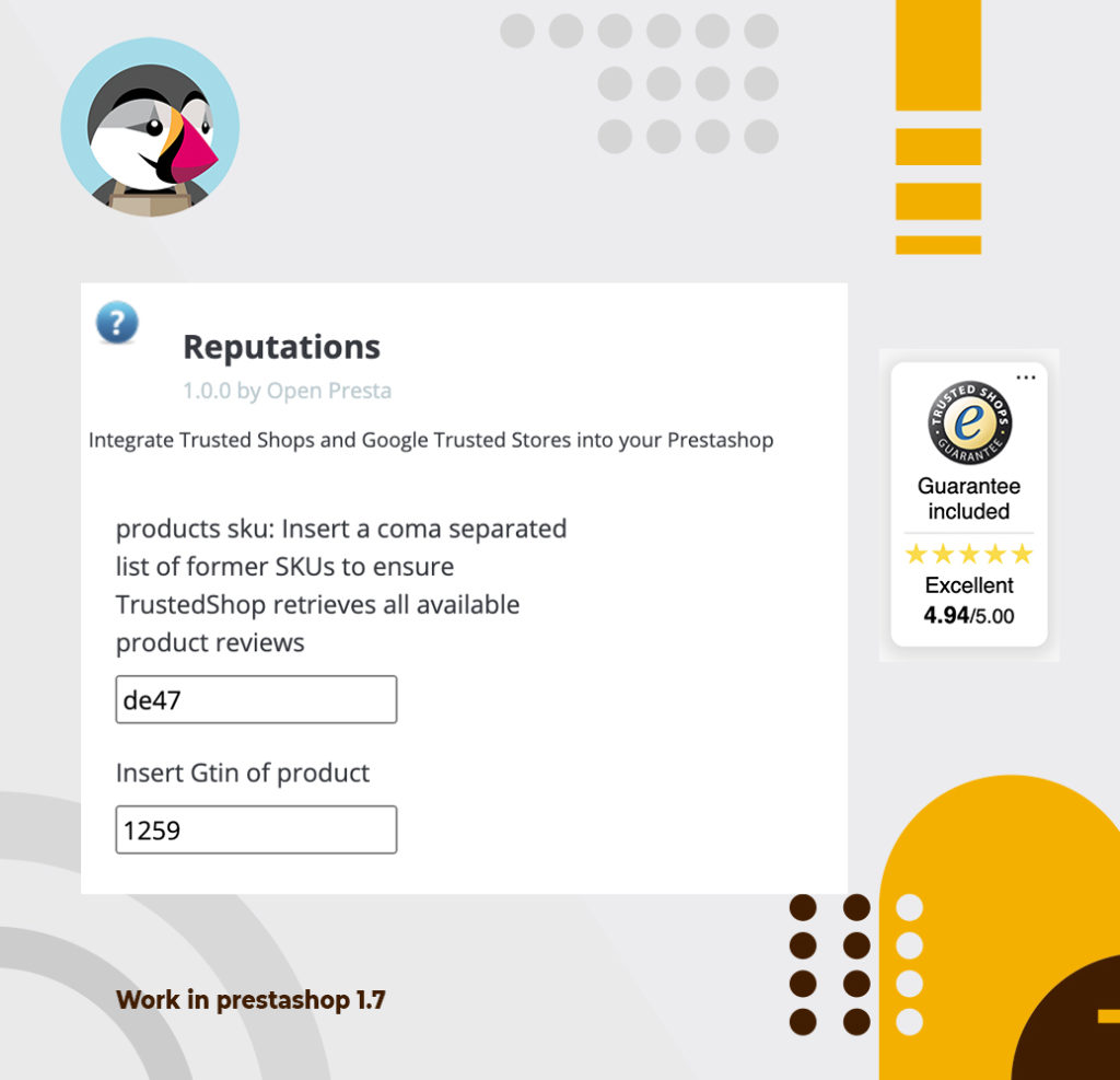 Reputation Prestashop Module