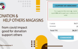 Donation & Help others Magasins Module Prestashop devote a commission percentage