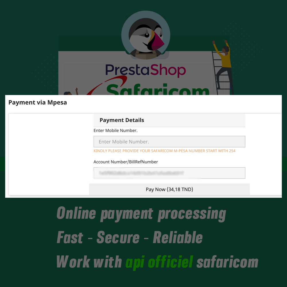 Mpesa Payment Gateway Prestahsop Module