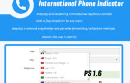 International Phone Indicator Prestashop flag phone prestashop