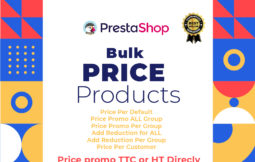 Bulk price Products Prestashop reduction en masse prestashop