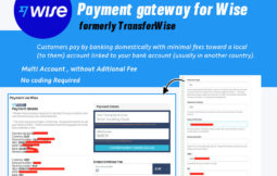 Payment gateway for Wise Prestashop payement via wise