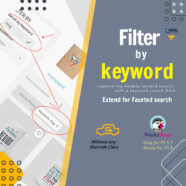 Filter by keyword extend for Faceted search Prestashop Modules Prestashop
