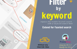 Filter by keyword extend for Faceted search Prestashop filter by keyword extend free