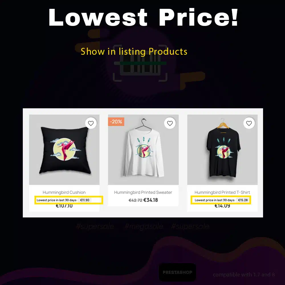 Lowest Price Prestashop Module