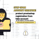 Stop Spam Account creation Prestashop Module Spam